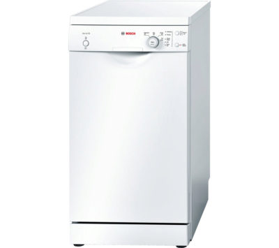 BOSCH SPS40E32GB Slimline Dishwasher - White BOSCH SPS40E32GB Slimline Dishwasher - White